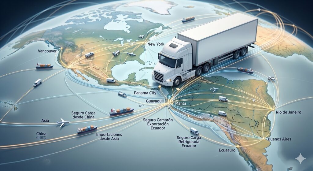 Transporte de Carga en Ecuador: Cómo Elegir el Mejor Seguro de Transporte para Importaciones, Exportaciones y Transporte Interno